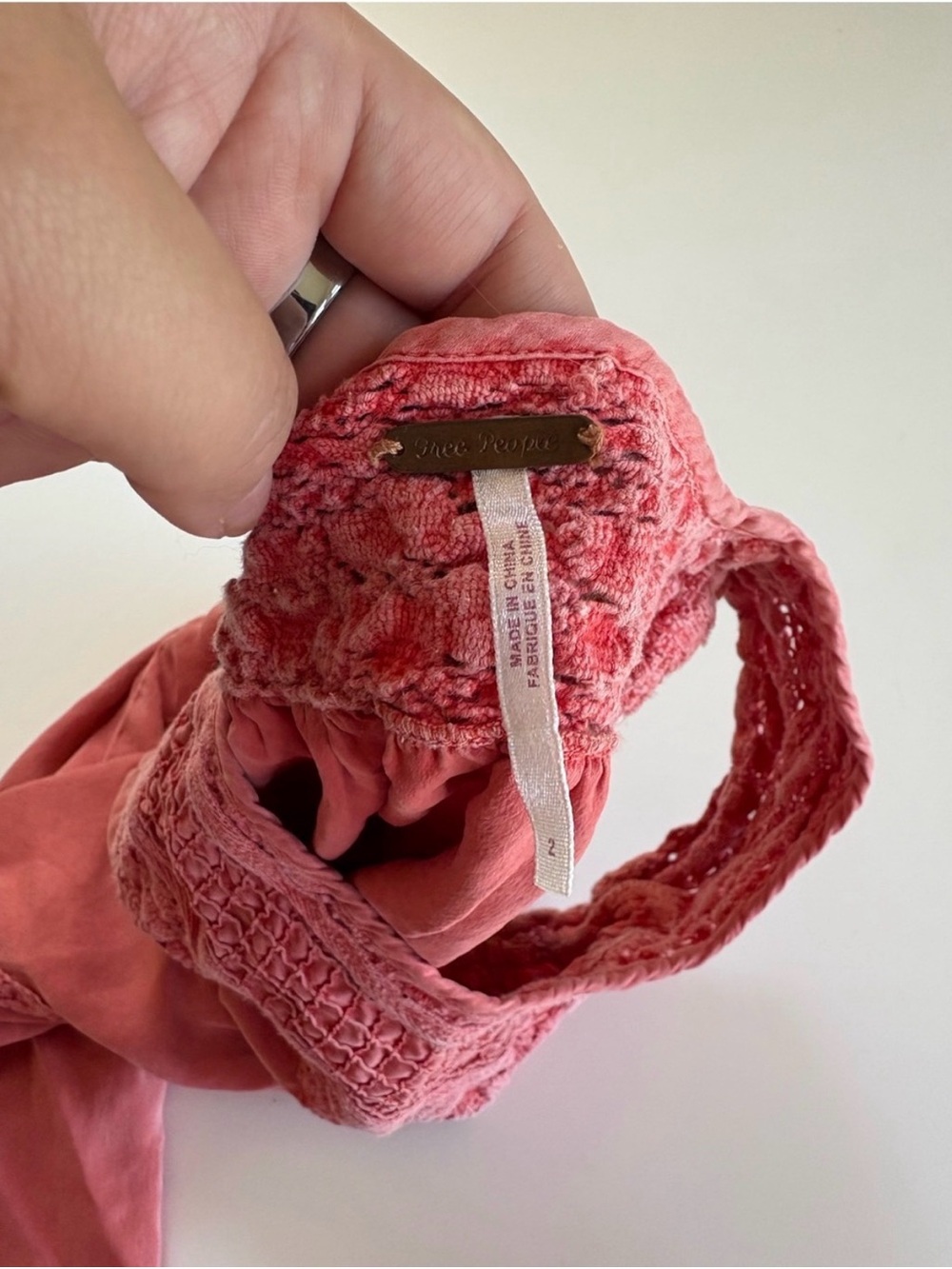 Free People Rosewood Lace Yoke Tank - Picture 3 of 8